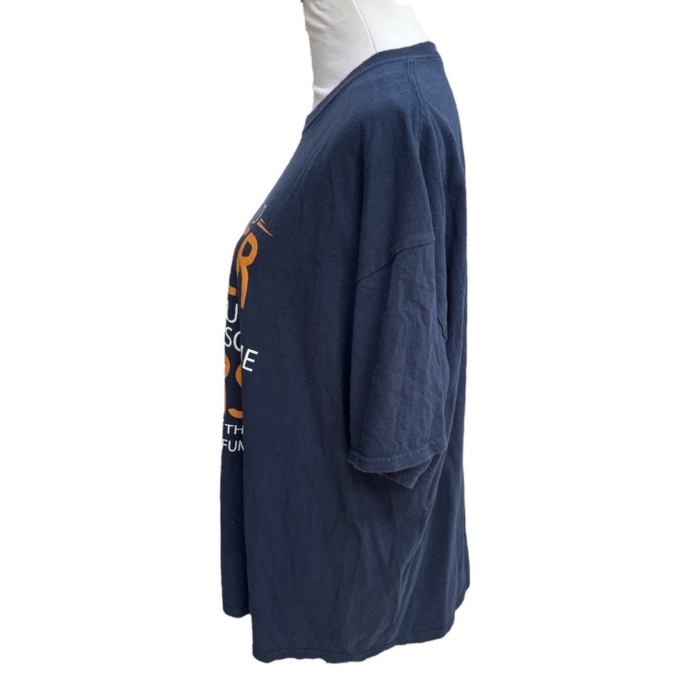 Gildan I’m A Proud Brother of Sisters Graphic Tee Navy Blue Size 2XL - Picture 5 of 9